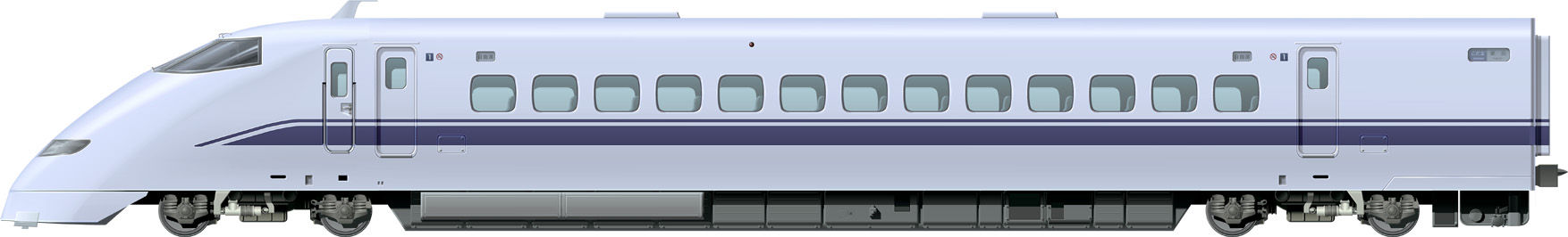 300n@ʃCXg@ JRC@JR{@tgr[CXg@TChr[CXg@ʃCXg@V@CV@RzV shinkansen@tokaido shinkansen@illustration sideview front view