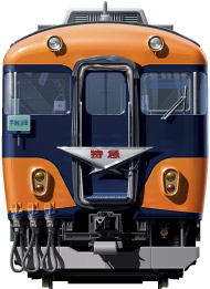 ߓS11400n@ʃCXg@}@tgr[CXg@CXg@V@G[XJ[@ߋES@Ace Car Express  Kintesu Railway illustration  front view 