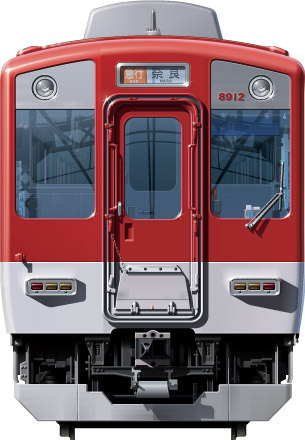 ߓS8810n@ʃCXg@tgr[CXg@CXg@E`bpԁ@ޗǐ@\ԁ@ߋES@Kintesu Railway illustration  front view