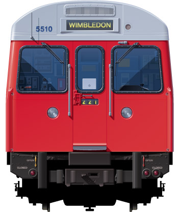 London Underground C69 stock C77 stock�@C69/77�@ C69�` C77�`�@�����h���n���S�@���ʃC���X�g�@�t�����g�r���[�C���X�g�@�C���X�g�@�C�M���X�@�����h����ʋǁ@�T�u�T�[�t�F�C�X�����@London Underground�@London Transport�@Subsurface�@London�@England�@UK�@Great Britain�@illustration  front view�@�ϓ֒n�c�@�p��