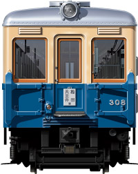 snS 300`@@nS@ʃCXg@CXg@@tgr[CXg@䓰ؐ@1938@Osaka@Underground@Subway@midosuji line@illustration  front view 