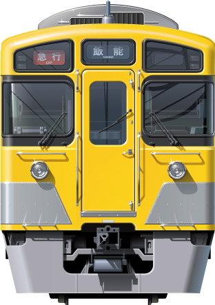  V2000n@2000Nn@ʃCXg@\ԁ@CG[@rܐ@Vh@tgr[CXg@CXg@Seibu Railway illustration  front view