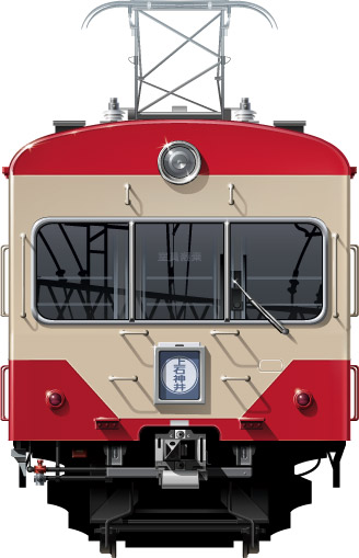 411n@ʃCXg@401n@\ԁ@ԓd@\ԁ@CG[@rܐ@Vh@tgr[CXg@CXg@Seibu Railway illustration  front view