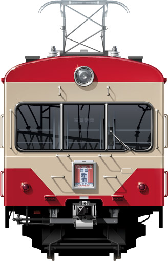 451n@ʃCXg@\ԁ@ԓd@rܐ@Vh@tgr[CXg@CXg@Seibu Railway illustration  front view