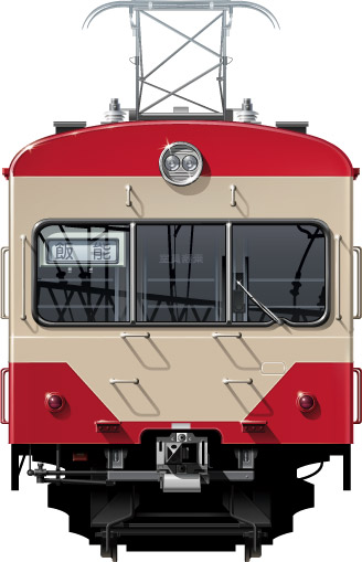 451n@ʃCXg@\ԁ@ԓd@rܐ@Vh@tgr[CXg@CXg@Seibu Railway illustration  front view