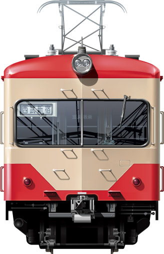 551n@ʃCXg@\ԁ@ԓd@rܐ@Vh@tgr[CXg@CXg@Seibu Railway illustration  front view