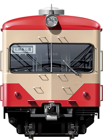 601n@ʃCXg@\ԁ@ԓd@rܐ@Vh@tgr[CXg@CXg@Seibu Railway illustration  front view 