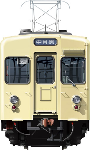2000n@ʃCXg@tgr[CXg@CXg@\ԁ@nS@J@@ɐ@Tobu Railway illustration  front view 