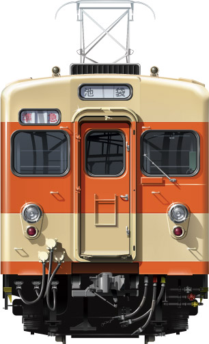 8000n@ʃCXg@tgr[CXg@CXg@\ԁ@@z@ɐ@Fs{@@c@Tobu Railway illustration  front view