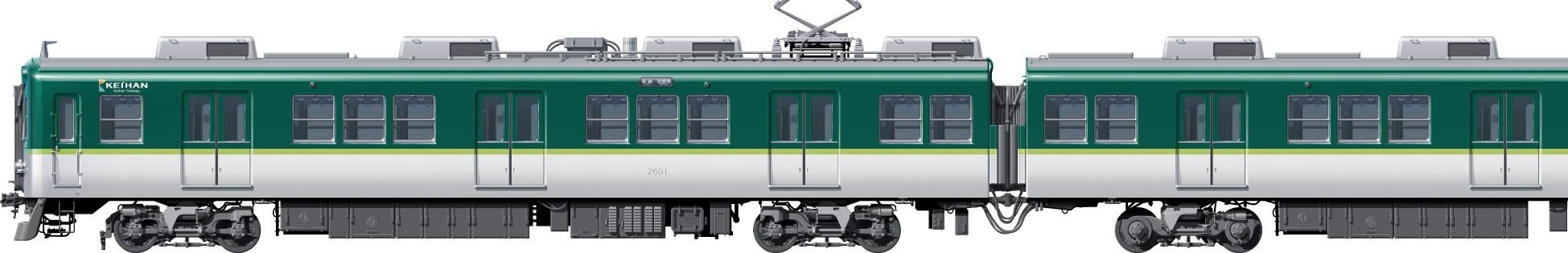 2600n@ʃCXg@ʃCXg@tgr[CXg@TChr[CXg@CXg@dS@2000n@X[p[J[@keihan Railway illustration  front view@sideview front view