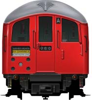 1938 stock tube LONDON UNDERGROUND  front view train Illustrations �����h���n���S