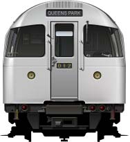 1967 1972 stock tube LONDON UNDERGROUND  front view train Illustrations �����h���n���S