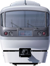 10000n@ʃCXg@}@2ځ@bhA[@rܐ@Vh@@ԁ@ނ@tgr[CXg@CXg@Seibu Railway illustration  front view express Red Arrow