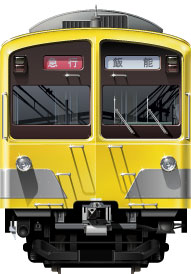  V101n@ʃCXg@\ԁ@rܐ@Vh@@CG[@tgr[CXg@CXg@Seibu Railway illustration  front view