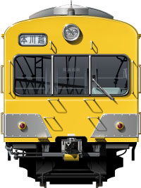 401n@ʃCXg@411n@\ԁ@CG[@Vh@tgr[CXg@CXg@Seibu Railway illustration  front view