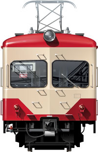 501n@ʃCXg@\ԁ@ԓd@rܐ@Vh@tgr[CXg@CXg@Seibu Railway illustration  front view 