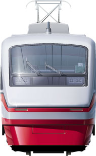 200n@ʃCXg@}s@tgr[CXg@CXg@ɐ@傤 Tobu Railway illustration  front view Express
