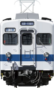 8000n@ʃCXg@tgr[CXg@CXg@\ԁ@@z@ɐ@Fs{@@c@Tobu Railway illustration  front view