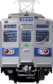 sc 6000`@ʃCXg@ʃCXg@CXg@Oc@}@g@ʍS@nS@Z~XeXԁ@tgr[CXg@TChr[CXg@sʋǁ@Tokyo@Underground@Subway@mita line@Bureau of Transportation Tokyo Metropolitan Government@illustration sideview front view