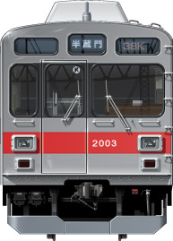 }2000n@ʃCXg@ʃCXg@@Vʐ@css@@䒬@tgr[CXg@TChr[CXg@yʃXeXJ[@20m@stainless car Tokyu Toyoko Line illustration sideview front view