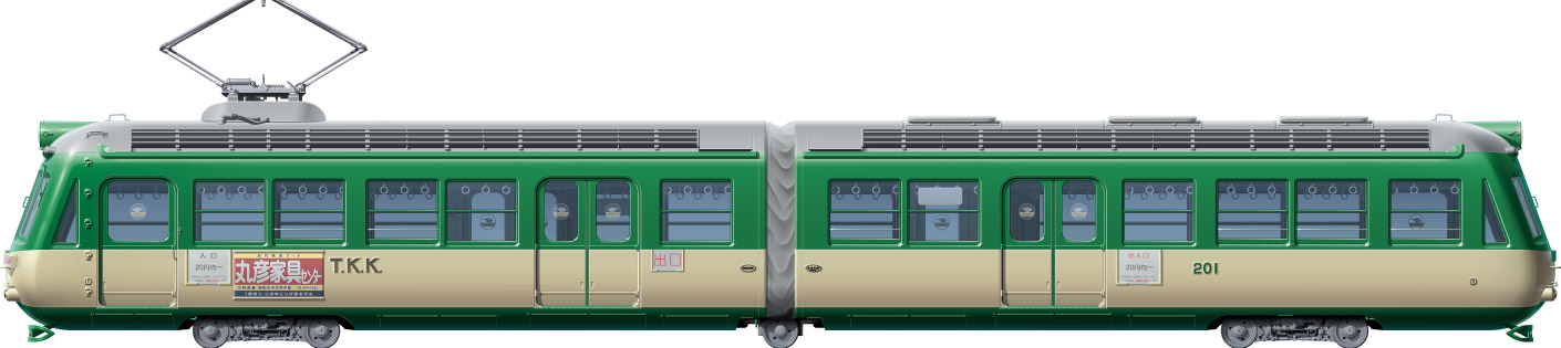 }200`@ʃCXg@ʃCXg@ʐ@ʓd@Hʓdԁ@^S@yR@}dS@tgr[CXg@TChr[CXg@Tram@Tamagawa line@Tokyu@Toyoko Line@illustration sideview front view