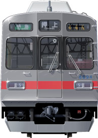 }8590n@ʃCXg@ʃCXg@@Vʐ@css@@䒬@tgr[CXg@TChr[CXg@yʃXeXJ[@20m@stainless car Tokyu Toyoko Line illustration sideview front view