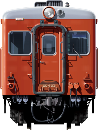 S JR Ln20n@Cԁ@fB[[J[@ʁ@CXg@illustration front view