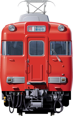ÉS@S6000n@ʃCXg@tgr[CXg@CXg@Nagoya Railways illustration  front view 