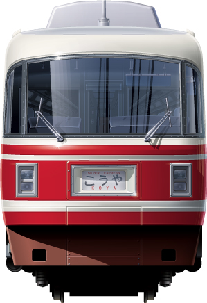 C30000n@ʃCXg@}@⍆@tgr[CXg@CXg CdS Cdԁ@nankai Railway illustration  front view express