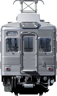 C6100n@ʃCXg@tgr[CXg@CXg I[XeXԁ@CdS Cd nankai Railway illustration  front view 