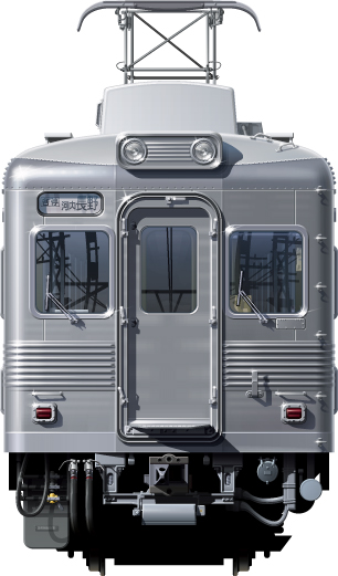 C6100n@ʃCXg@tgr[CXg@CXg I[XeXԁ@CdS Cd nankai Railway illustration  front view 