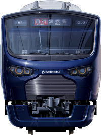 S12000n@ʃCXg@tgr[CXg@dԁ@CXg@͓S@S@I[XeXJ[@鋞@sotetsu Railway illustration  front view@stainless car