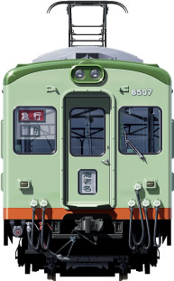 S6000n@ʃCXg@tgr[CXg@CXg ͓S sotetsu Railway illustration  front view