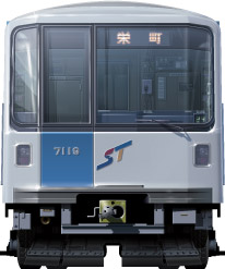 Dysʋ 7000`@DynS@ʃCXg@CXg@@L@tgr[CXg@S^C@sapporo@Underground@Subway Toho line