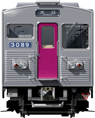 ���s�� 30�n�@���n���S�@���ʃC���X�g�@�C���X�g�@�@�t�����g�r���[�C���X�g�@�䓰�ؐ��@�J�����@�l�����@�������@����O���@�k���}�s�@�Z�~�X�e�����X�J�[�@�A���~�ԁ@Osaka�@Underground�@Subway�@midosuji line�@tanimachi line�@yotsubashi line chuo line�@sennichimae line�@semi stainless car