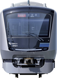 ���c�}5000�`�@2��ځ@���ʃC���X�g�@�t�����g�r���[�C���X�g�@�C���X�g�@��^�ԗ� 20m���@�X�e�����X�J�[�@Odakyu Railway illustration  front view stainless car